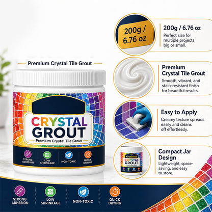 🅱️High-Strength Waterproof Crystal Tile Grout