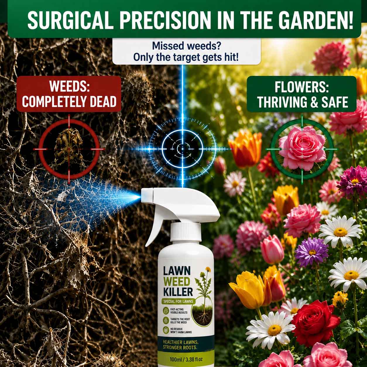 ⚡ [Easy and stress-free weeding in the garden] Herbicide for domestic use (offer)
