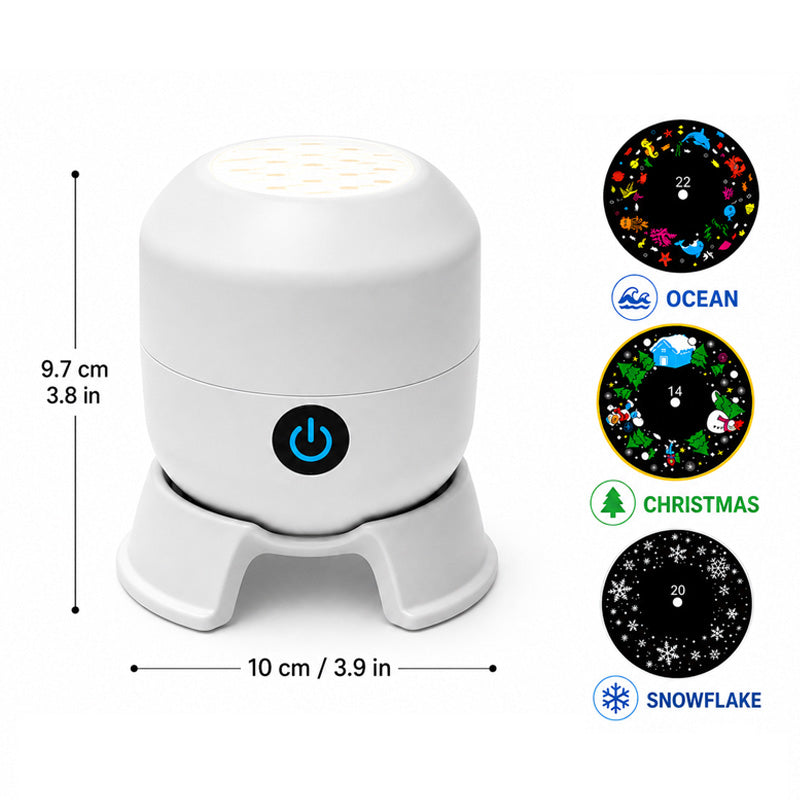 🌊 Timbe™ Dynamic Rotating LED Projector Light