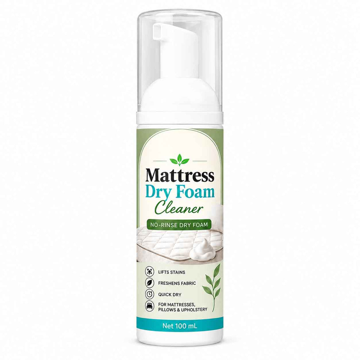 No-Rinse Mattress Dry Foam Cleaner