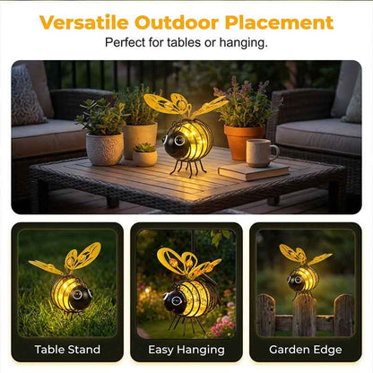 🐝 Solar Powered Hanging Bee Garden Light