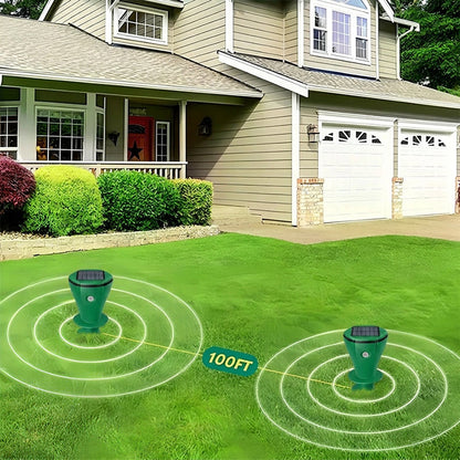🌸Hot Sale 50% OFF☘️Solar Powered Waterproof Screw Mole Repellent (OFFER)
