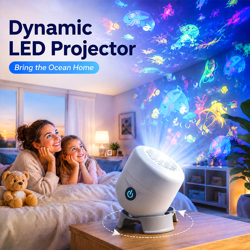 🥳2026 HOT SALE🥳💞50K+ SOLD!🔥 Timbe™ Dynamic Rotating LED Projector Light