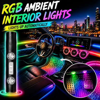 🌌 Timbe™ RGB Interior Car Lights — Luxury Ambient Glow Anywhere