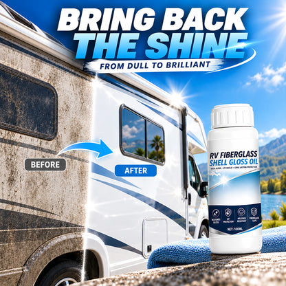 RV Fiberglass Gloss Oil Shine Restorer