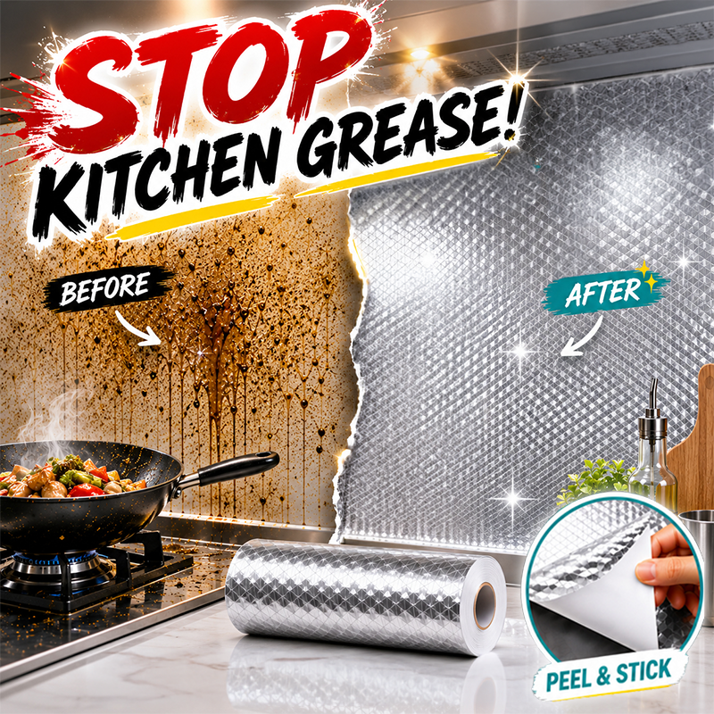 📢50% OFF !! ⏰Kitchen Peel and Stick Wallpaper Backsplash Waterproof Kitchen Stickers