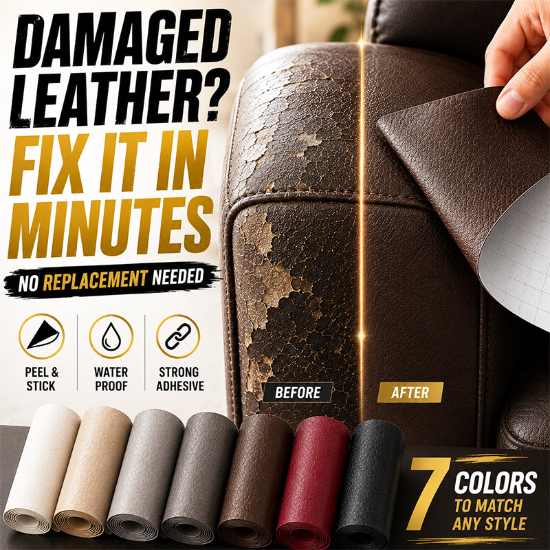 Timbe™ Leather Repair Patch – Cover Scratches, Cracks & Peeling in Minutes