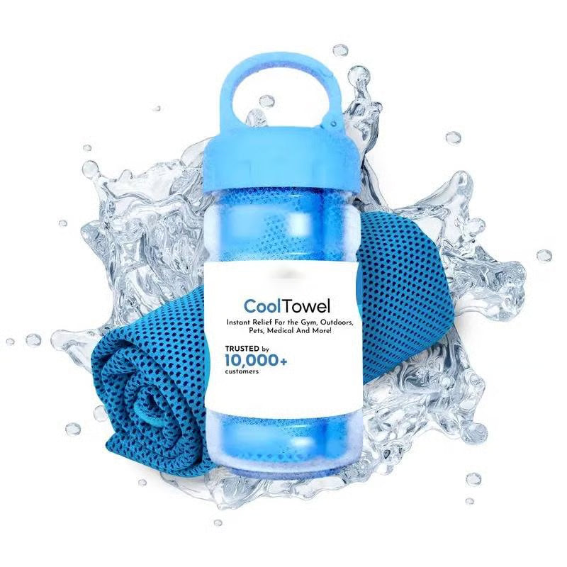 🔥🥳2026 HOT SALE!❄️Water-Activated Cooling Towel | Instant Icy-Feel Relief