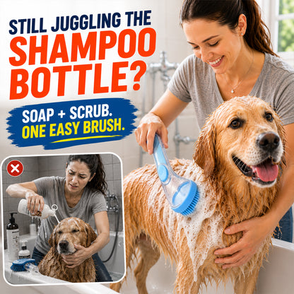 🎉 2026 Sale — Over 32,400 Sold 🧴 Pet Bath Brush – Grooming Tool 🐾 (offer)