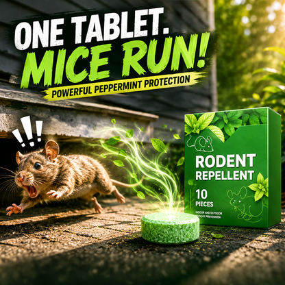 🥳2026 HOT SALE🥳💞50K+ SOLD!🏠🛡️ 50% OFF! Natural Peppermint Rodent Repellent Tablets