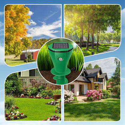 🌸Hot Sale 50% OFF☘️Solar Powered Waterproof Screw Mole Repellent (OFFER)