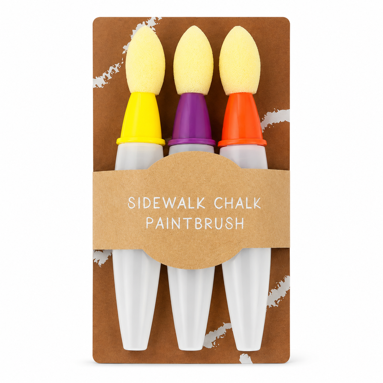 Timbe™ Sidewalk Chalk Paint Brush,Add Water to Brushes to Use,Easy to Use,Washable