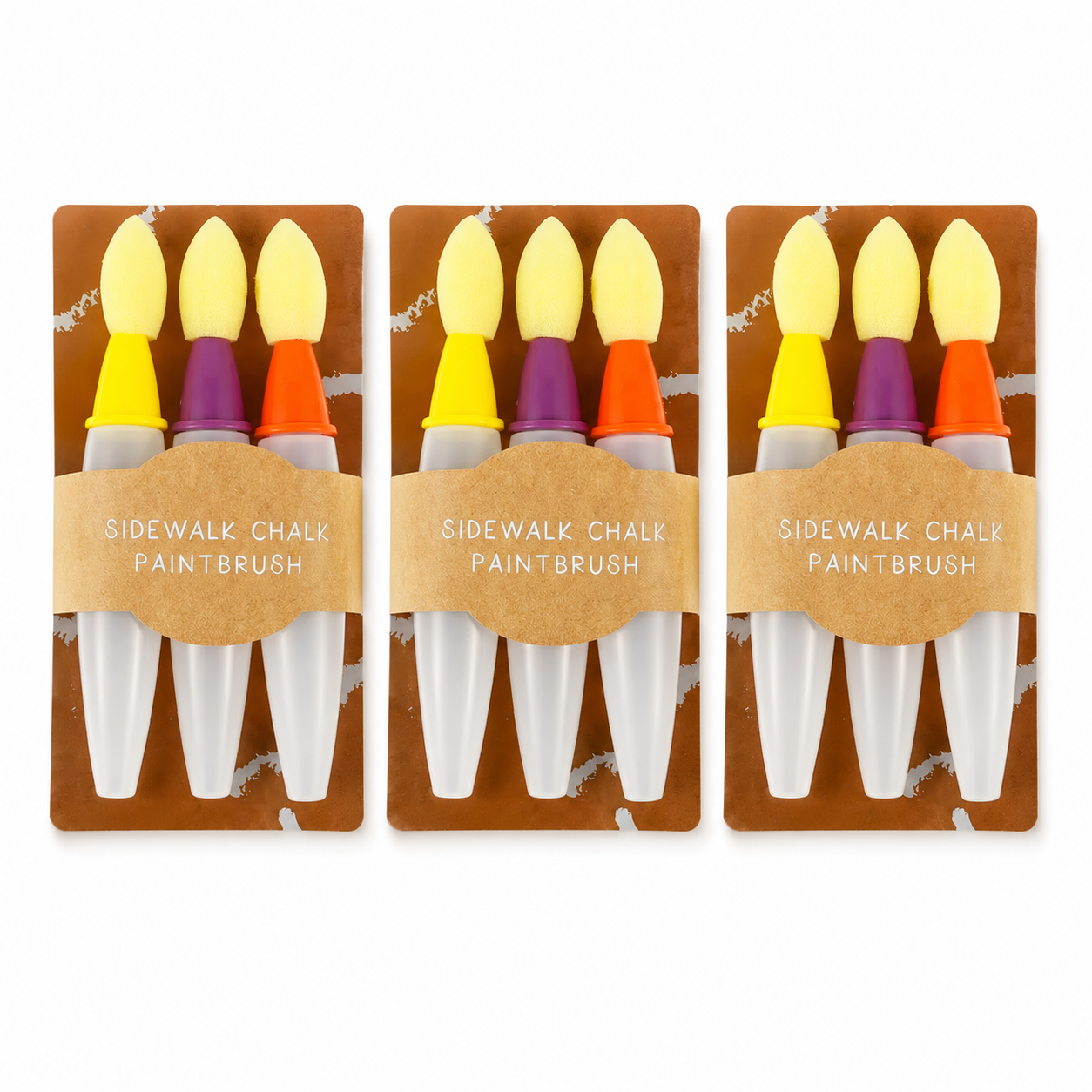 Timbe™ Sidewalk Chalk Paint Brush,Add Water to Brushes to Use,Easy to Use,Washable