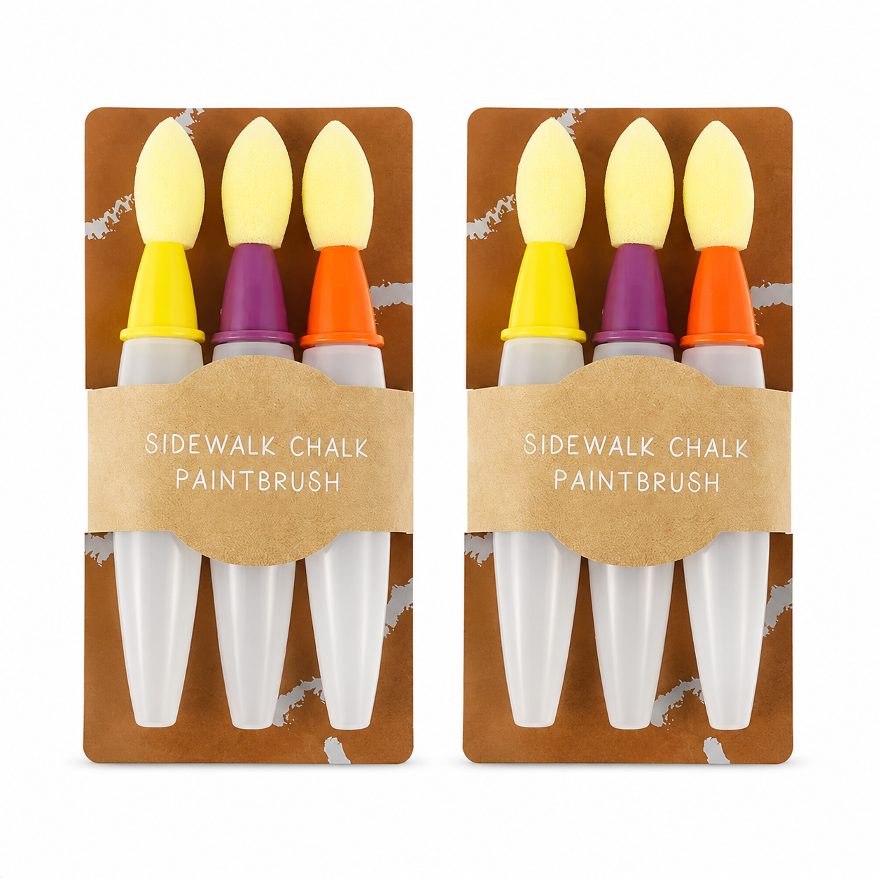 Timbe™ Sidewalk Chalk Paint Brush,Add Water to Brushes to Use,Easy to Use,Washable
