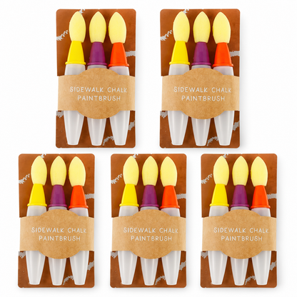 Timbe™ Sidewalk Chalk Paint Brush,Add Water to Brushes to Use,Easy to Use,Washable