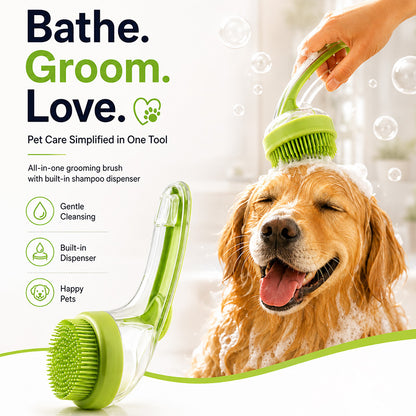 🎉 2026 Sale — Over 32,400 Sold 🧴 Pet Bath Brush – Grooming Tool 🐾 (offer)