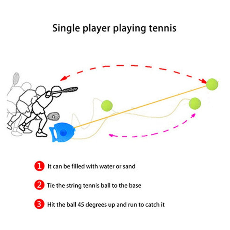 ⏰🔥LIMITED TIME !! 🎾 Portable Solo Tennis Trainer Rebounder – Improve Your Game Anywhere, Anytime 💪✨