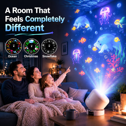 🥳2026 HOT SALE🥳💞50K+ SOLD!🔥 Timbe™ Dynamic Rotating LED Projector Light