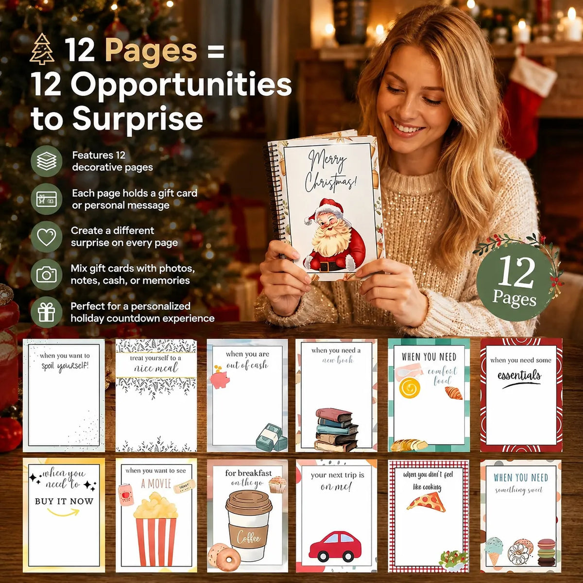 Christmas Gift Card Albums – Set of 3