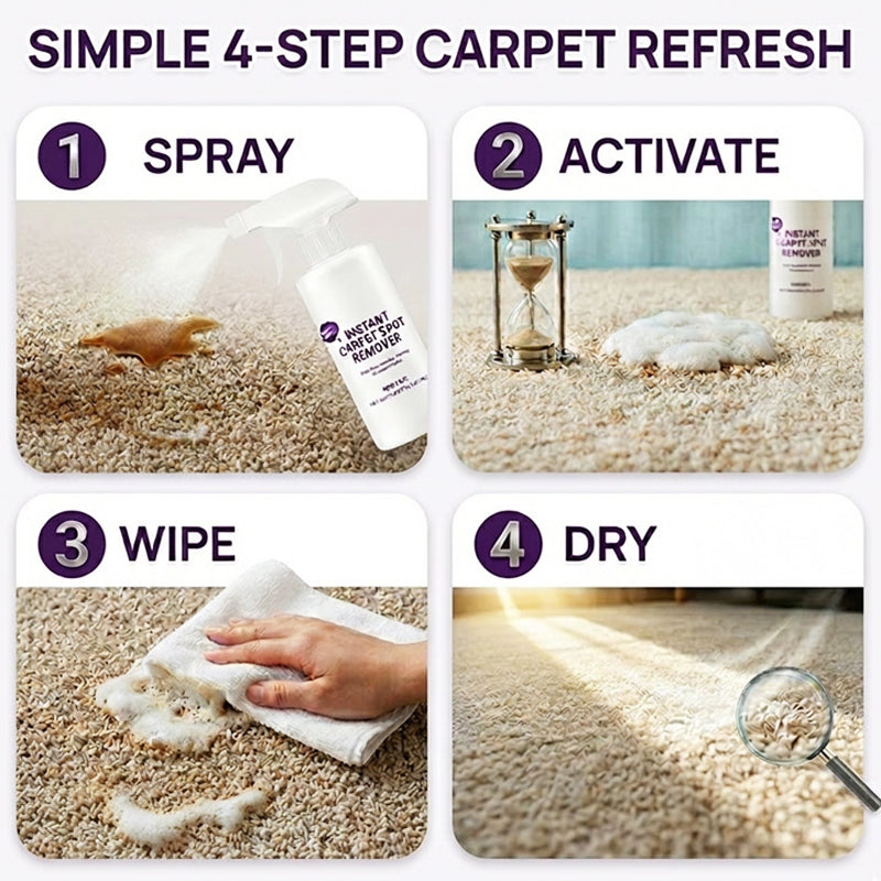 Timbe™ Instant Carpet Stain Remover Spray – Fast-Drying Foam Cleaner