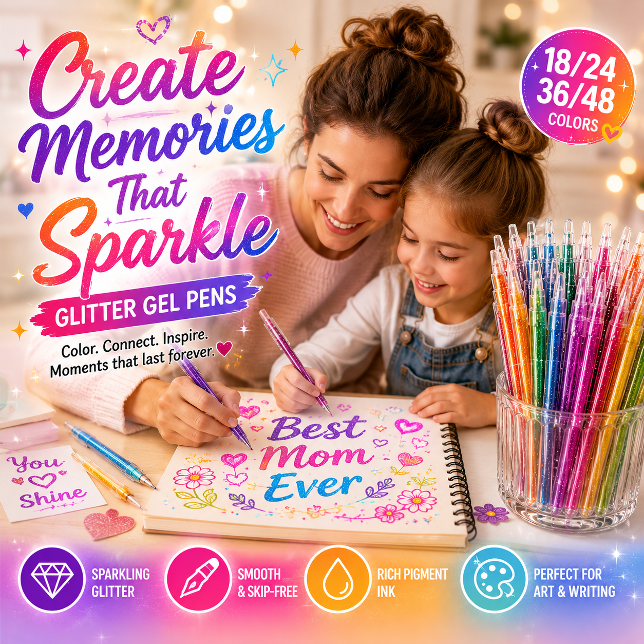 ✍️50% OFF!⚡50K+ SOLD!🎁Glitter Gel Pen Set