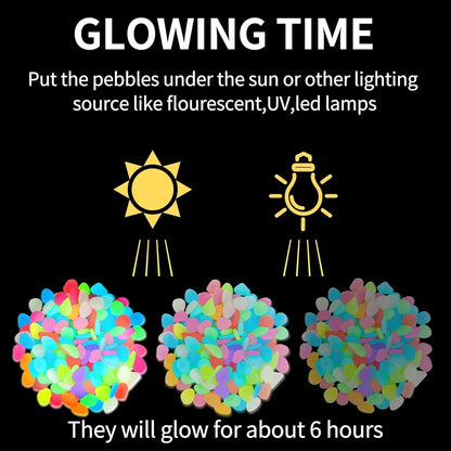 💥LAST DAY SALE 50%OFF💥🌈Timbe™ Colorful Glow-in-the-Dark Garden Stones