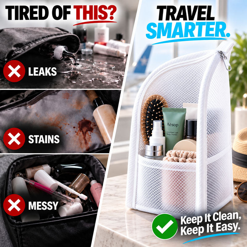 🅱️Travel Toiletry Bag – Lightweight, compact & organized ✨