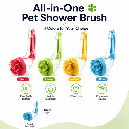 🎉 2026 Sale — Over 32,400 Sold 🧴 Pet Bath Brush – Grooming Tool 🐾 (offer)