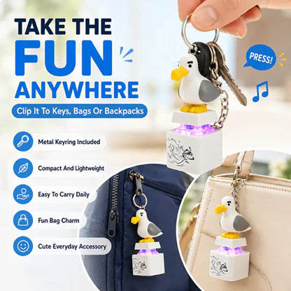 🎁 Mine Bird Voice-Activated Light-Up Electronic Keychain