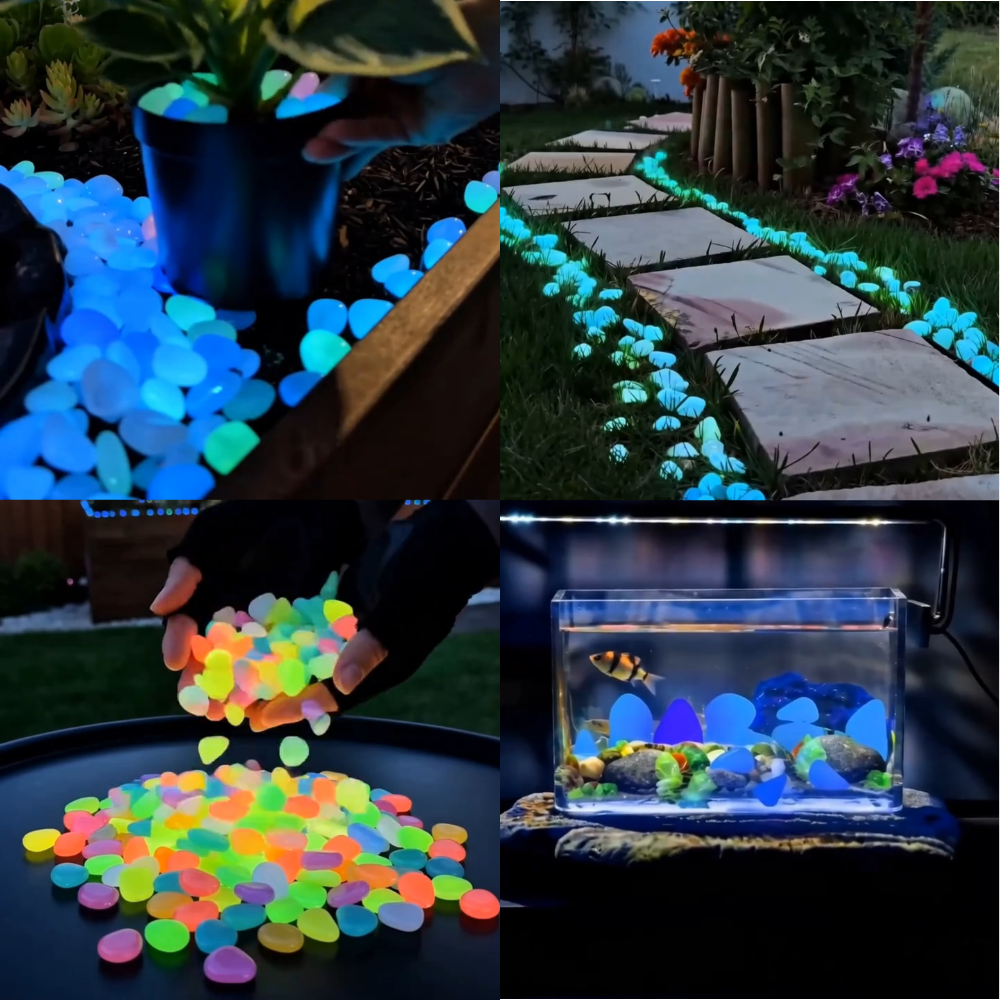 💥LAST DAY SALE 50%OFF💥🌈Timbe™ Colorful Glow-in-the-Dark Garden Stones