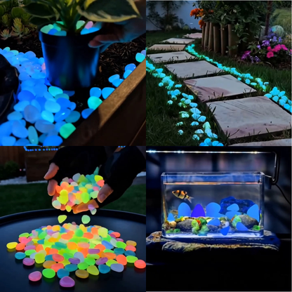 💥LAST DAY SALE 50%OFF💥🌈Timbe™ Colorful Glow-in-the-Dark Garden Stones