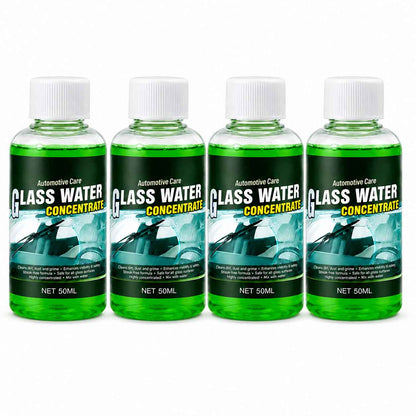 🔵 Glass Concentrate – 10ml makes 1L, cuts bugs & grime, streak-free.