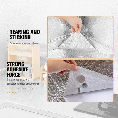 📢50% OFF !! ⏰Kitchen Peel and Stick Wallpaper Backsplash Waterproof Kitchen Stickers