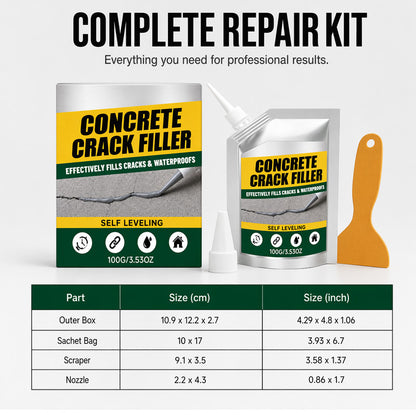 Waterproof Concrete Crack Filler & Sealant