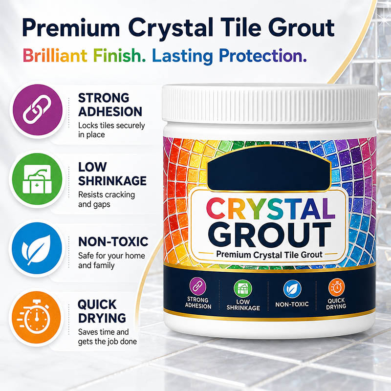 🅱️High-Strength Waterproof Crystal Tile Grout