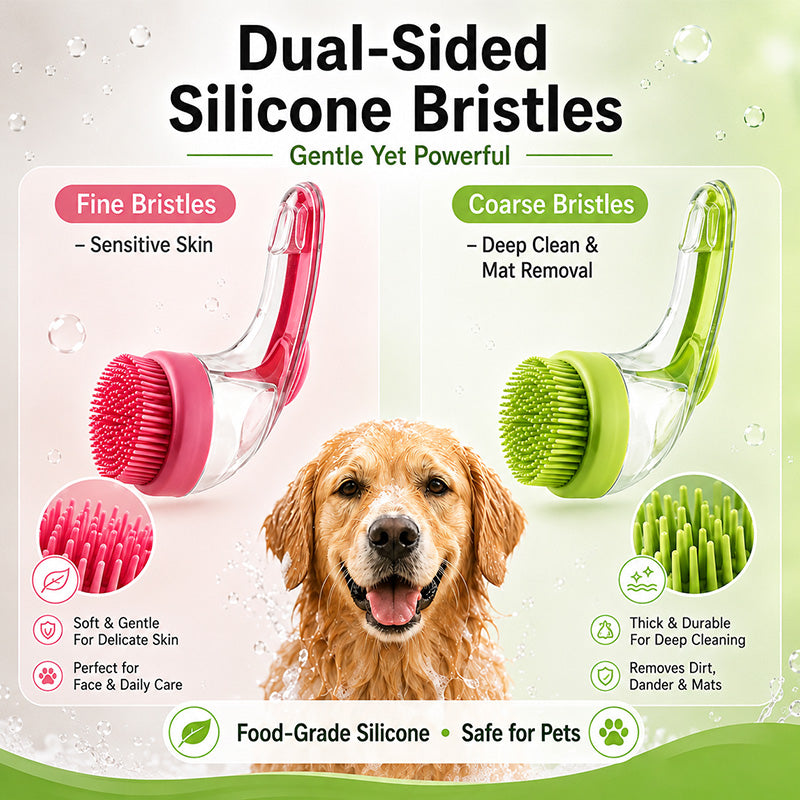 🎉 2026 Sale — Over 32,400 Sold 🧴 Pet Bath Brush – Grooming Tool 🐾 (offer)