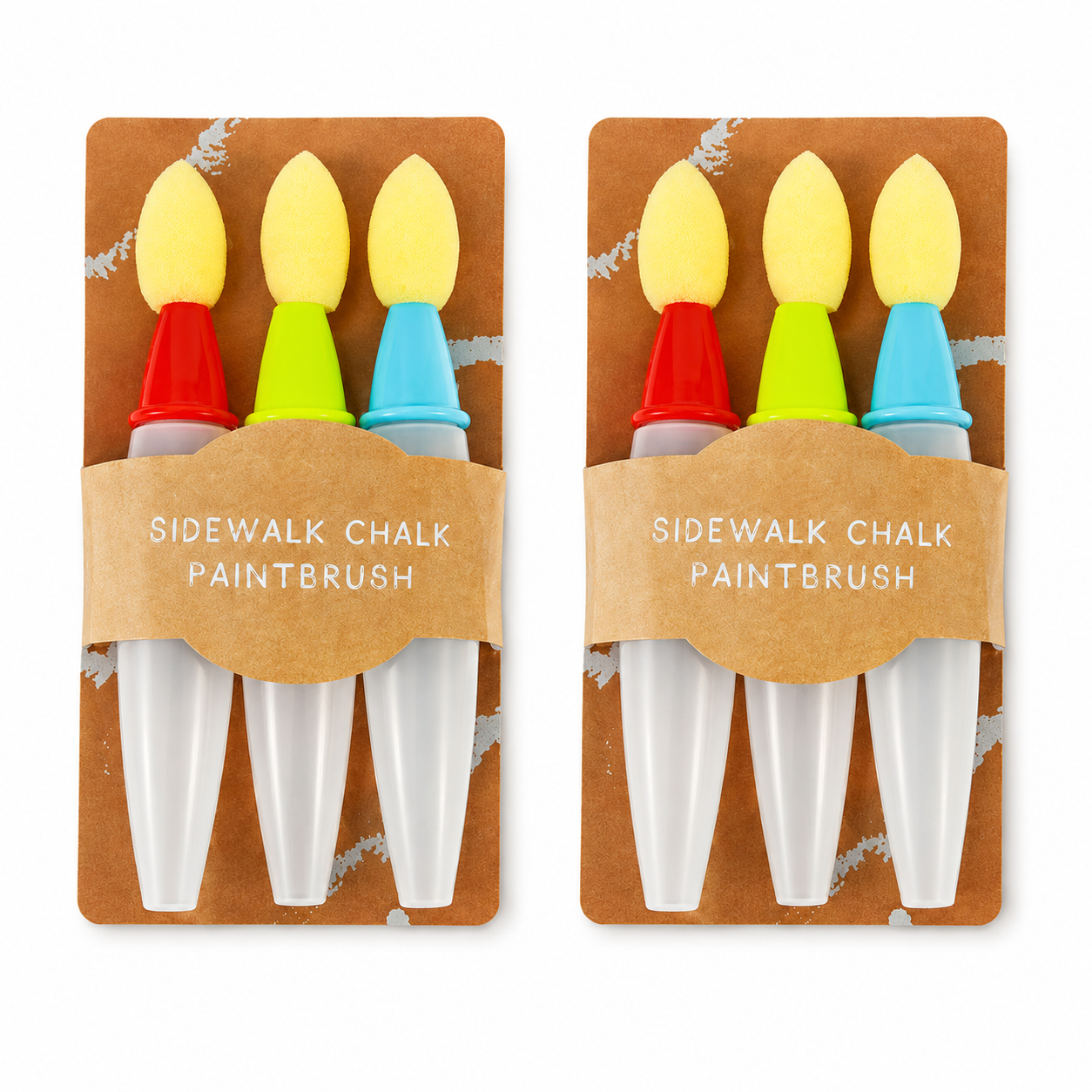 Timbe™ Sidewalk Chalk Paint Brush,Add Water to Brushes to Use,Easy to Use,Washable