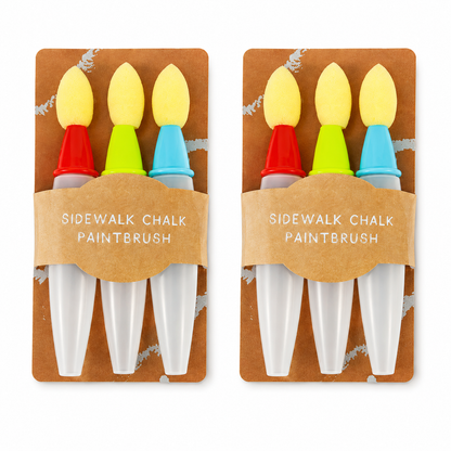 Timbe™ Sidewalk Chalk Paint Brush,Add Water to Brushes to Use,Easy to Use,Washable