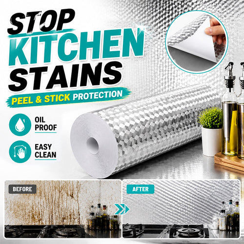 📢50% OFF !! ⏰Kitchen Peel and Stick Wallpaper Backsplash Waterproof Kitchen Stickers