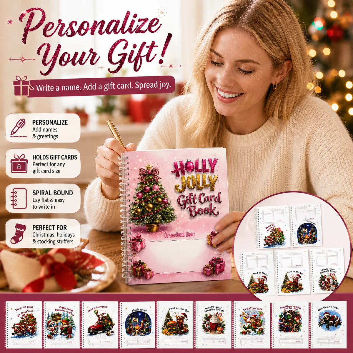 Christmas Gift Card Albums – Set of 3
