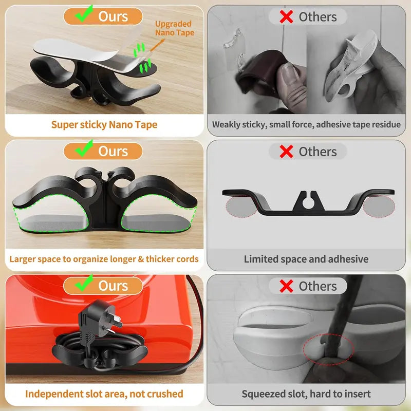 WarmNest™ Kitchen Appliance Cord Organizer Hooks (OFFER)