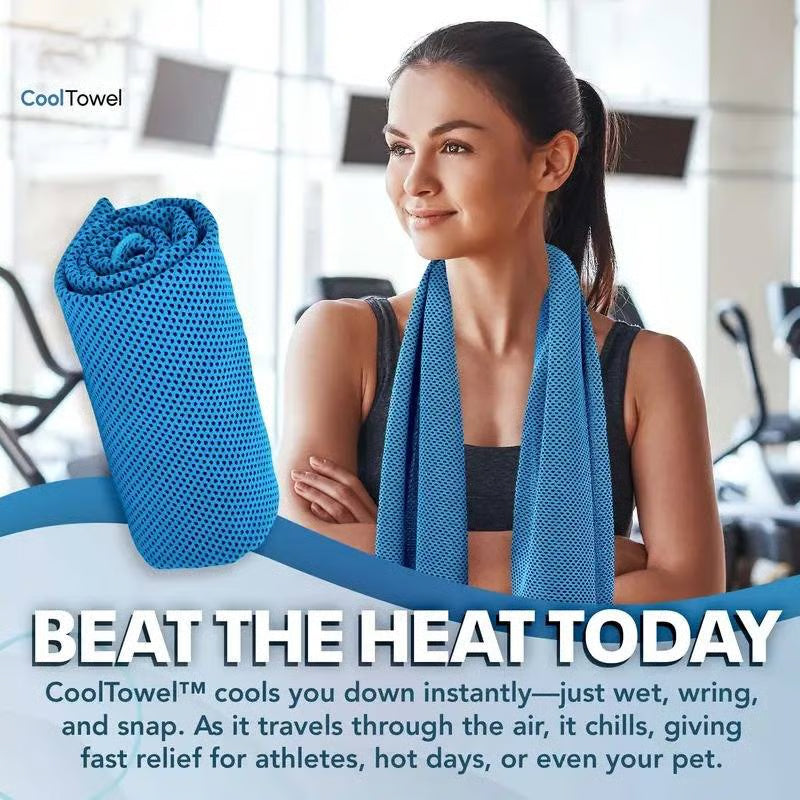 🔥🥳2026 HOT SALE!❄️Water-Activated Cooling Towel | Instant Icy-Feel Relief