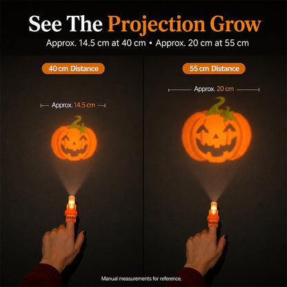 🎃 Halloween Finger Projector Lights – Mini Pattern Projector (offer)