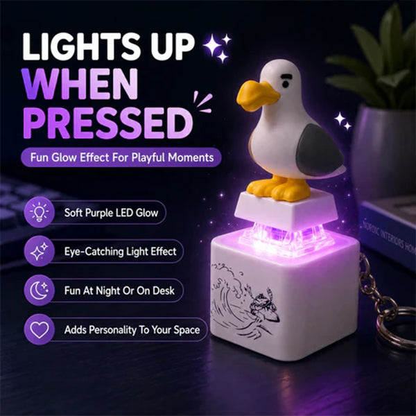🎁 Mine Bird Voice-Activated Light-Up Electronic Keychain