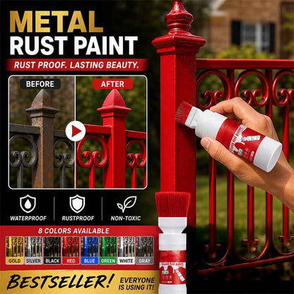 🥳Water‑Based Metallic Silver Paint with Built‑in Brush – No extra brush needed. Covers scratches & stains in one simple spray! 🏠🎨 (OFFER）