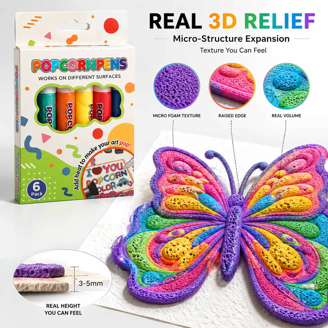 Save 50% by ordering today丨Timbe™ 3D Relief Art Pen – Turn Flat Drawings Into Touchable 3D Art🪄🪄 (offer)