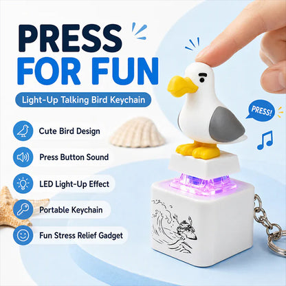 🎁 Mine Bird Voice-Activated Light-Up Electronic Keychain