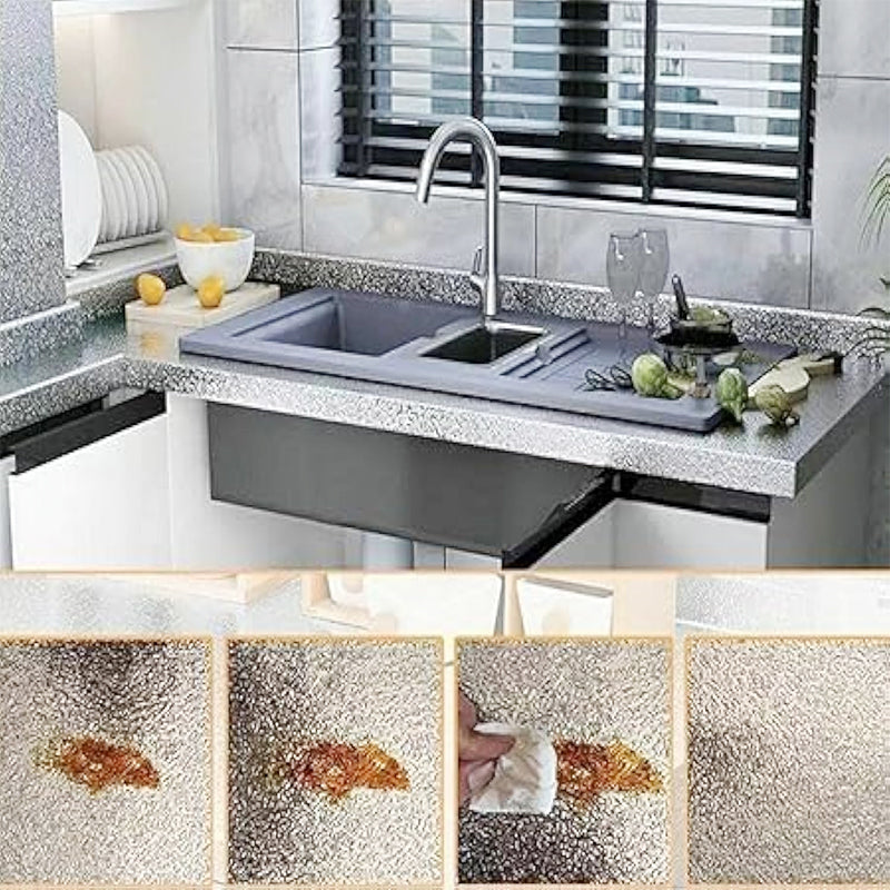 📢50% OFF !! ⏰Kitchen Peel and Stick Wallpaper Backsplash Waterproof Kitchen Stickers (offer)