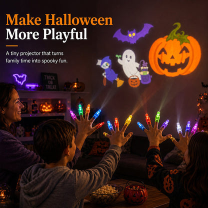 🎃 Halloween Finger Projector Lights – Mini Pattern Projector (offer)