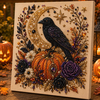 🔥50% OFF  👻✨ Halloween Pearl Art DIY Kit – Turn Tiny Pearls into Spooky-Cute Magic